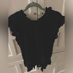 Black Anthropologie top, size M